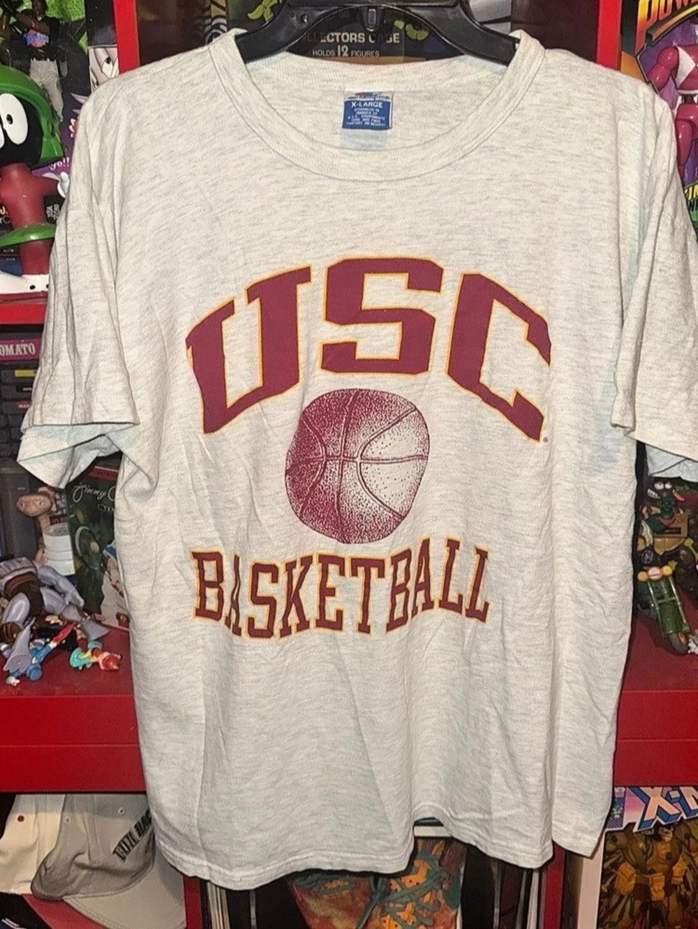 Vintage Champion x USC Basketball x single stitch T-shirtu